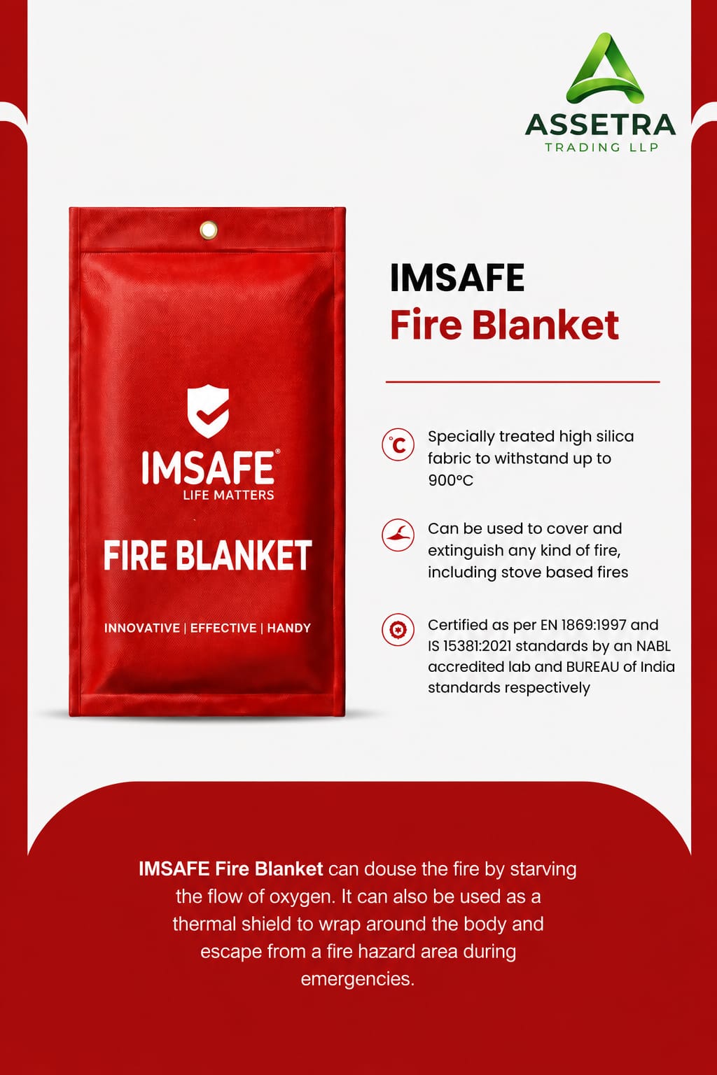 IMSAFE Fire Blanket